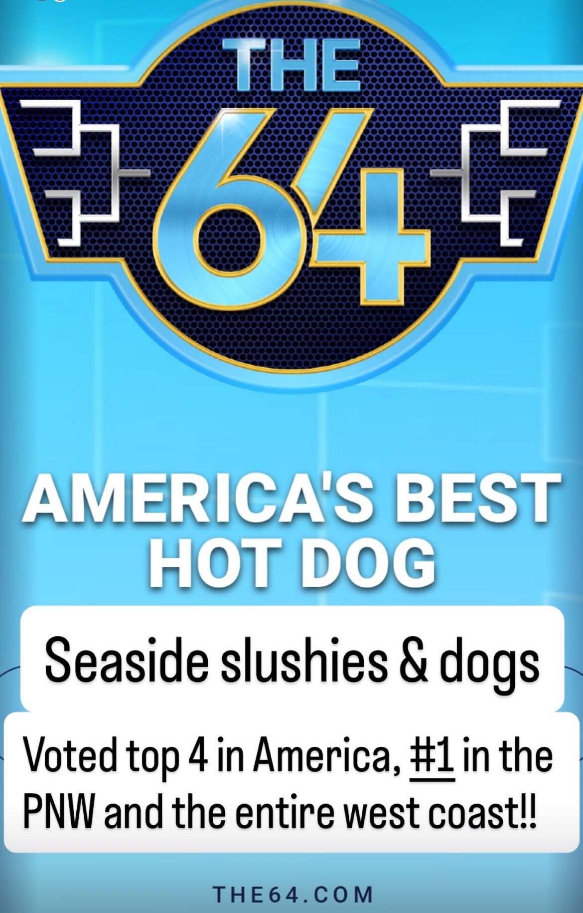 Seaside Slushies and Dogs featured food